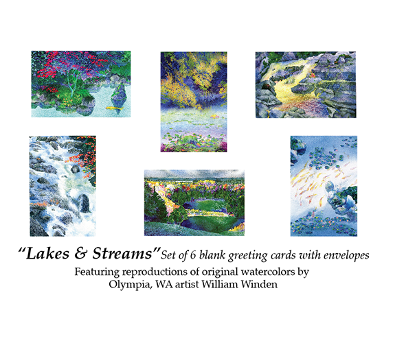 "Lakes & Streams" Card Set - William Winden